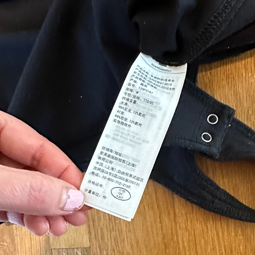 *last chance* Abercrombie & Fitch | Women’s Black Tank Top Bodysuit - Picture 13 of 15